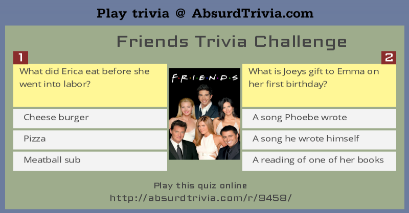 Friends Trivia Challenge